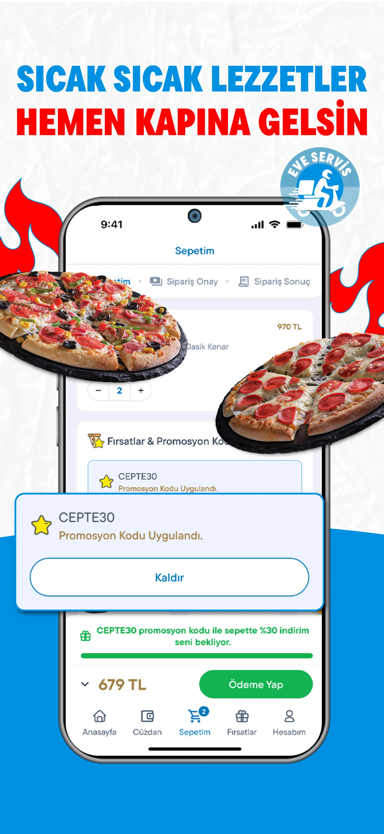 Domino's Pizza Turkey screenshot